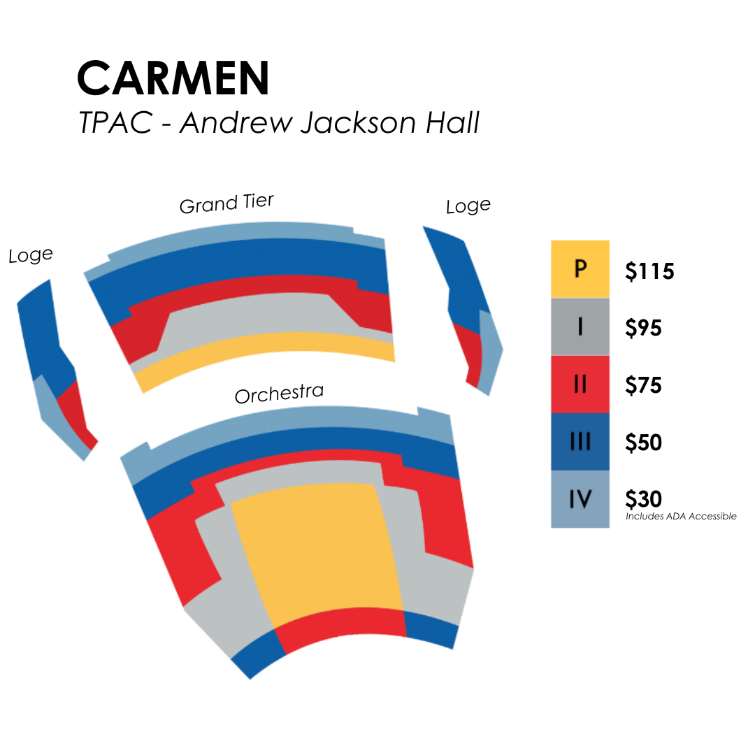 CARMEN seat map